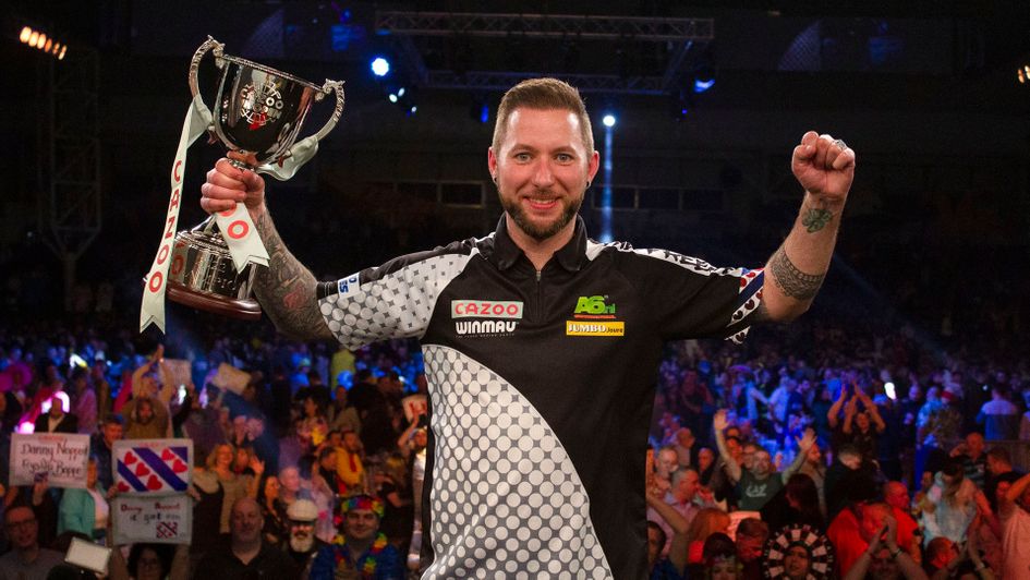 Danny Noppert beat Michael Smith in the UK Open final (Picture: Lawrence Lustig/PDC)