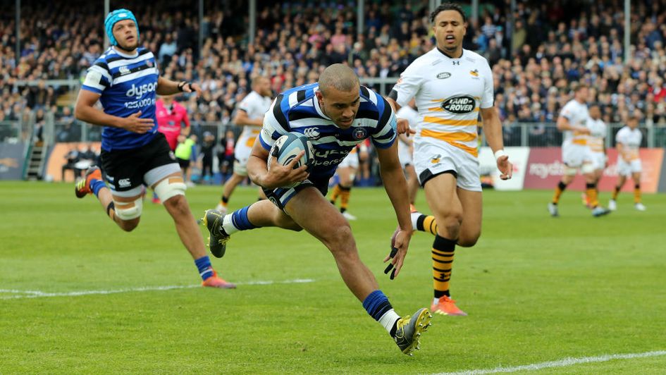 Jonathan Joseph scores for Bath