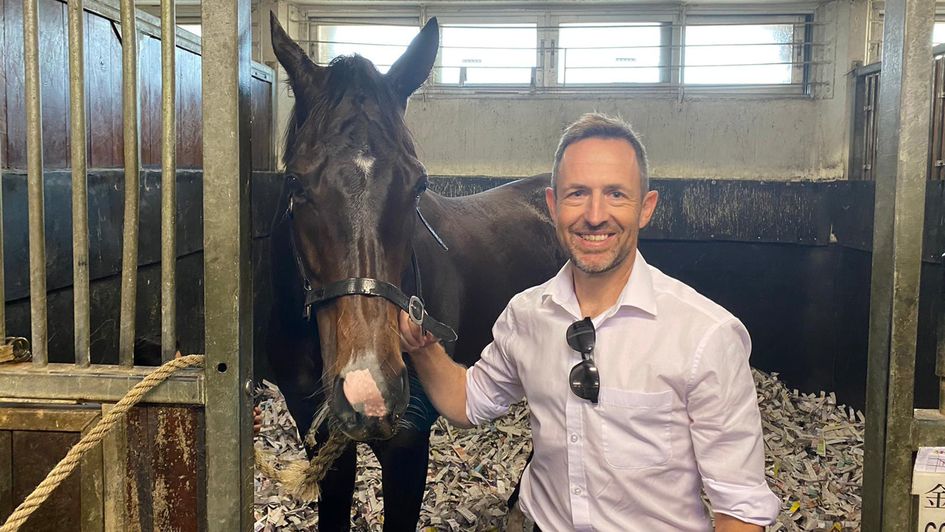 Race caller Mark McNamara