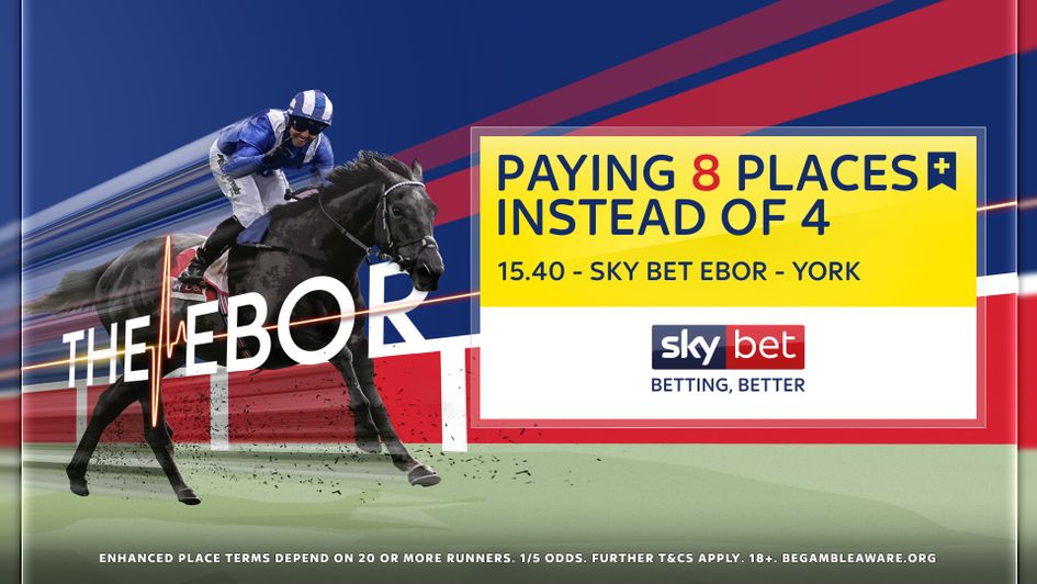 EIGHT places available in the Sky Bet Ebor