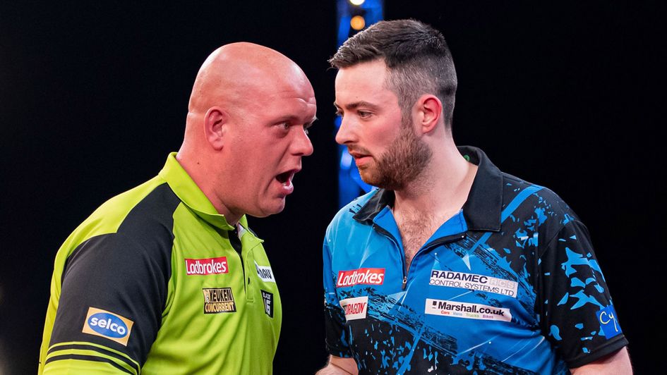 Michael van Gerwen and Luke Humphries