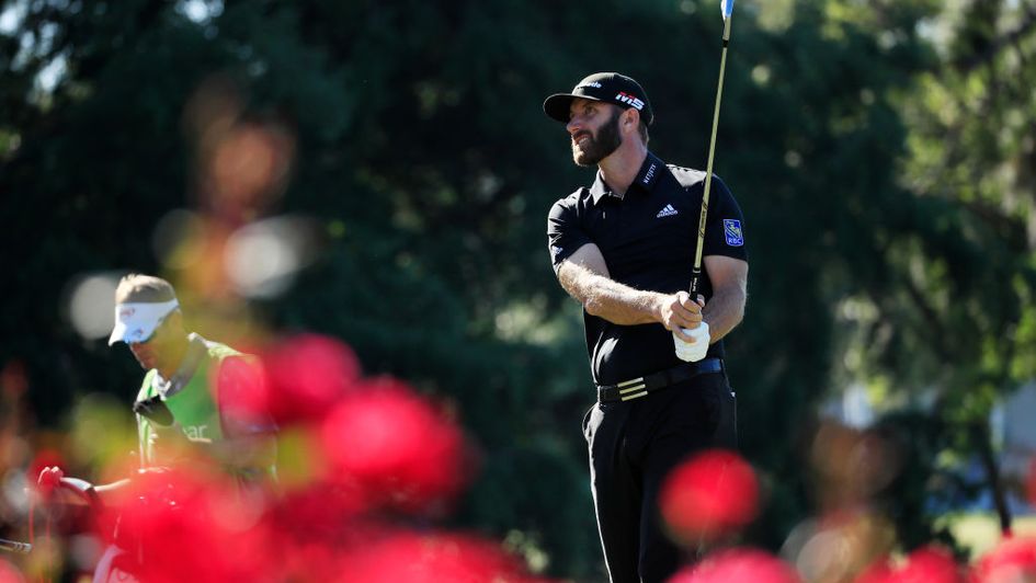 Dustin Johnson tees off at Copperhead