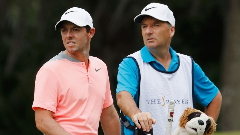 McIlroy and long-time caddie JP Fitzgerald