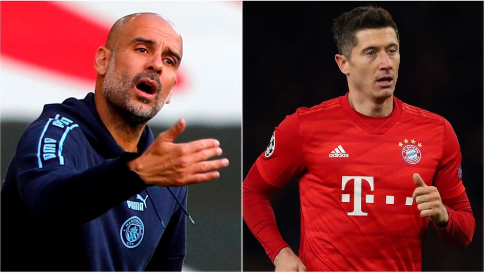 Pep Guardiola's Man City and Robert Lewandowski's Bayern Munich are the Champions League favourites