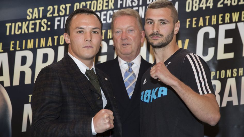 Josh Warrington (left) faces Dennis Ceylan this weekend