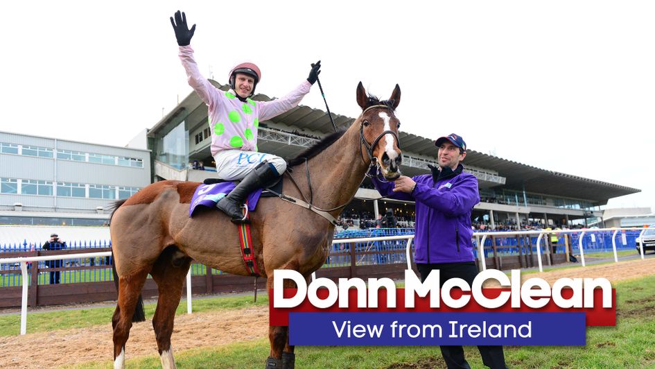 Paul Townend celebrates on Faugheen