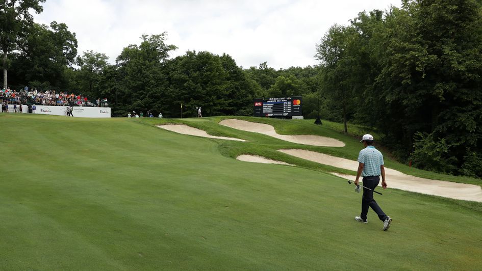 Michael Kim was out on his own at the top of the John Deere Classic leaderboard