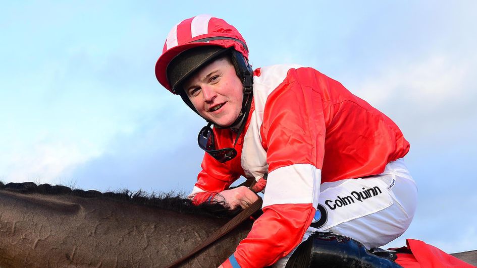 Winning jockey Luke Dempsey