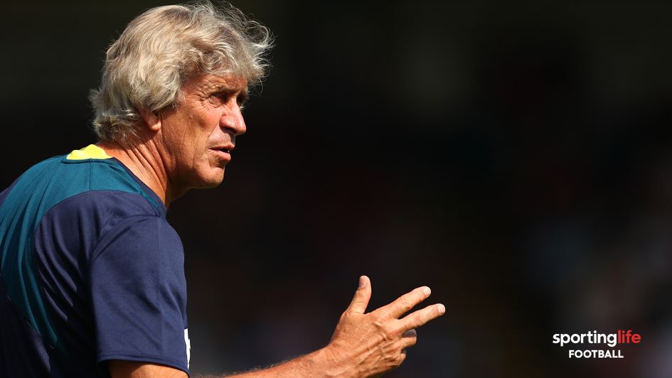 Manuel Pellegrini watches over his West Ham side