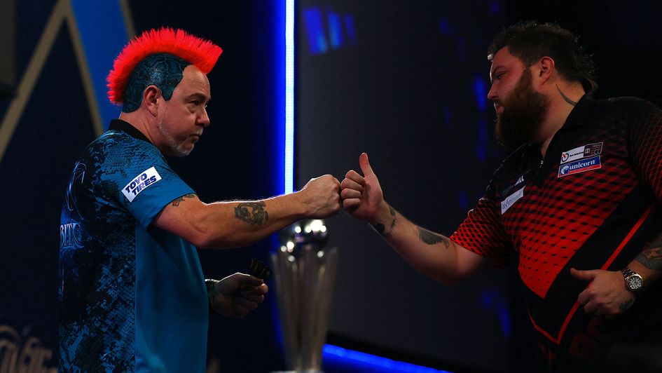 Peter Wright and Michael Smith contested the 2022 World Championship final