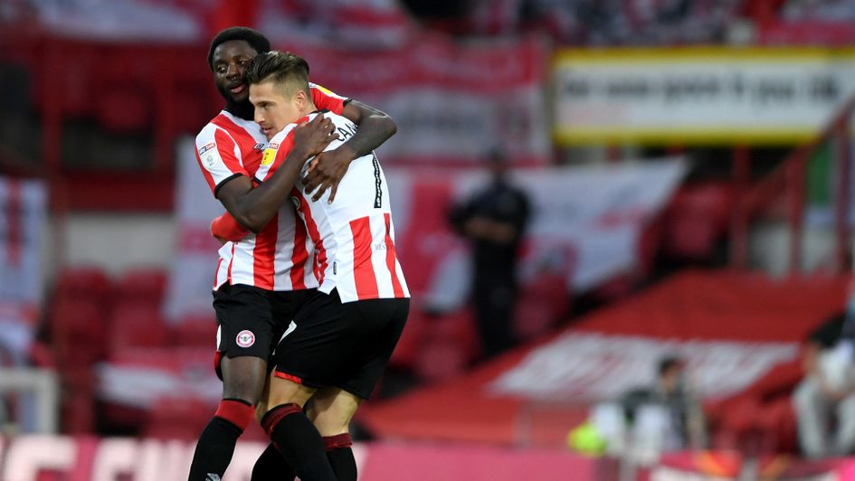 Celebrations for Brentford