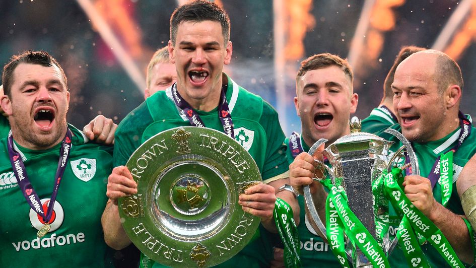 Ireland are all smiles after winning the NatWest 6 Nations