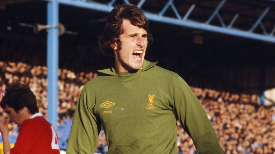 Ray Clemence in action for Liverpool