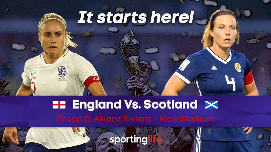 England face Scotland in their World Cup opener