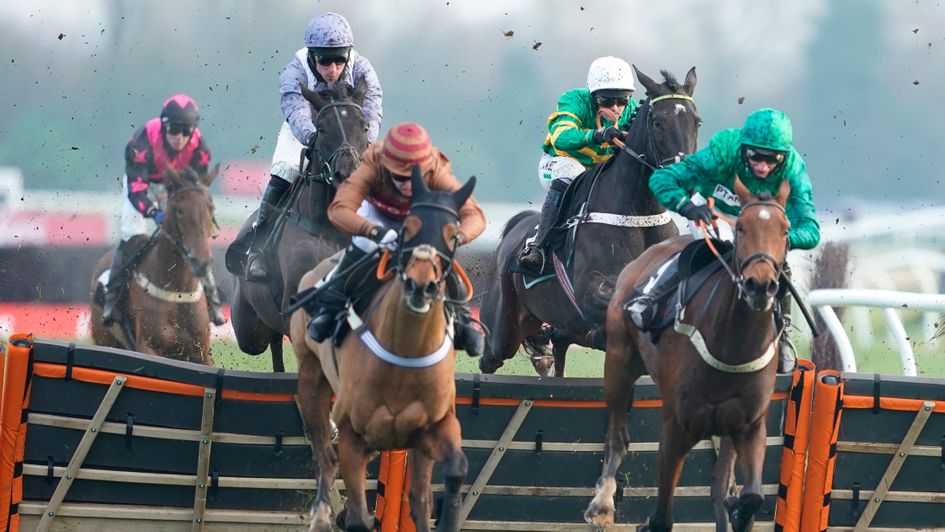 My Drogo (grey silks) won a maiden hurdle with an illustrious roll of honour