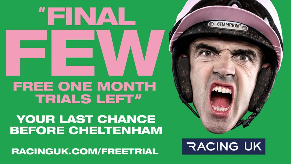 Start your free one month trial of Racing UK