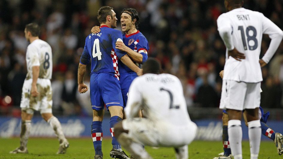England failed to make Euro 2008 after defeat to Croatia