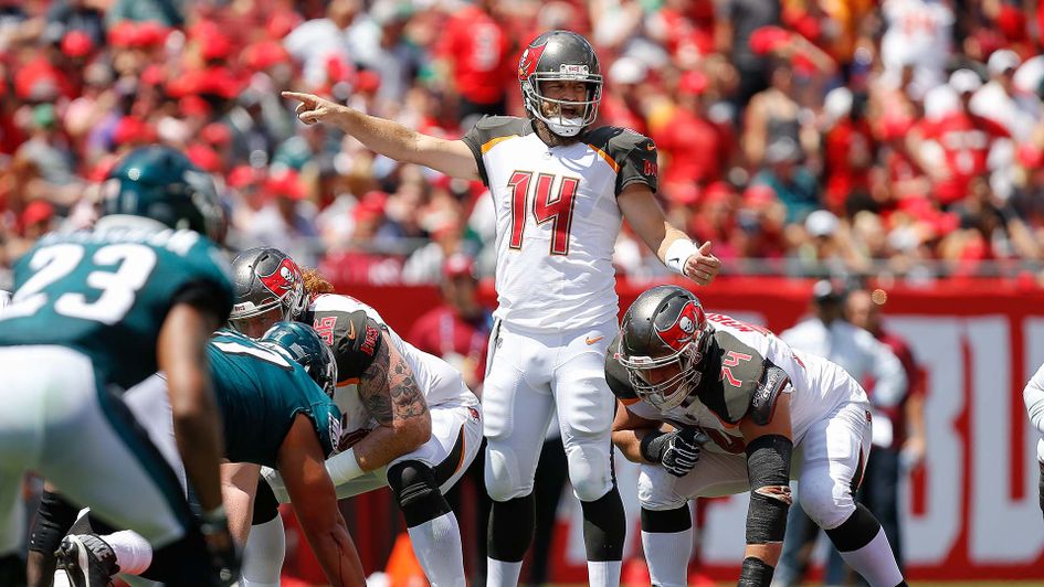 Ryan Fitzpatrick in action for the Tampa Bay Buccaneers