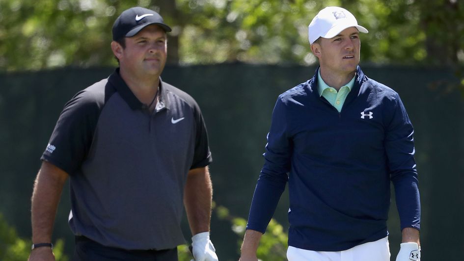 Patrick Reed (L) with Jordan Spieth at the US Open
