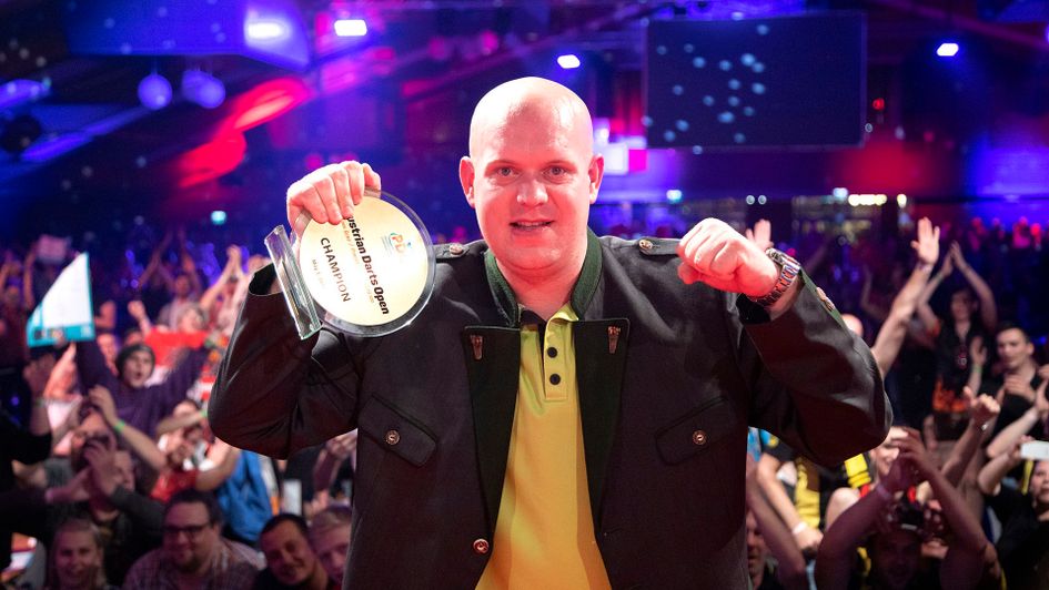 Michael van Gerwen won the Austrian Darts Open final (Picture: Kais Bodensieck/PDC Europe)