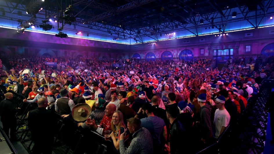 Winners of the PDC Tour cards will be hoping to go on and compete in front of crowds like this
