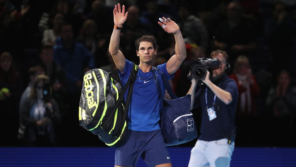 Rafael Nadal waves goodbye to the O2 - and his 2017 season