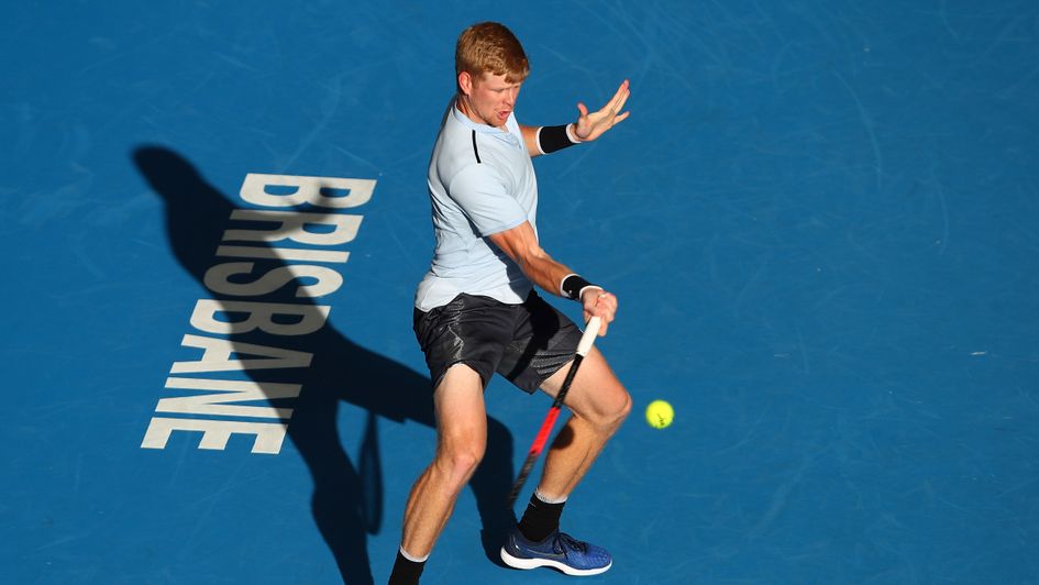Kyle Edmund on his way to the quarter-finals