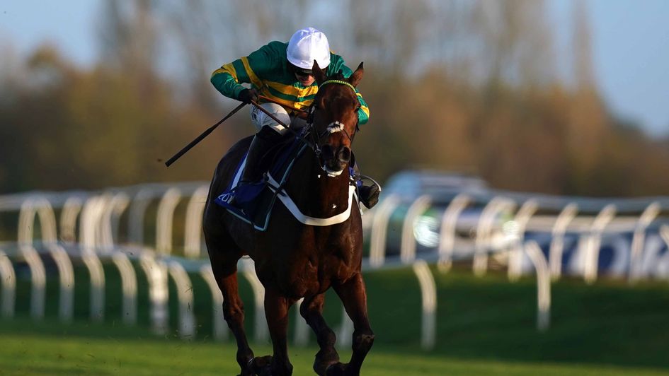 Champ on his way to victory at Newbury