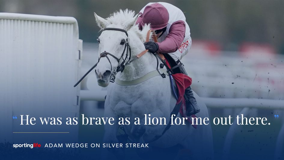 Adam Wedge was full of praise for his mount