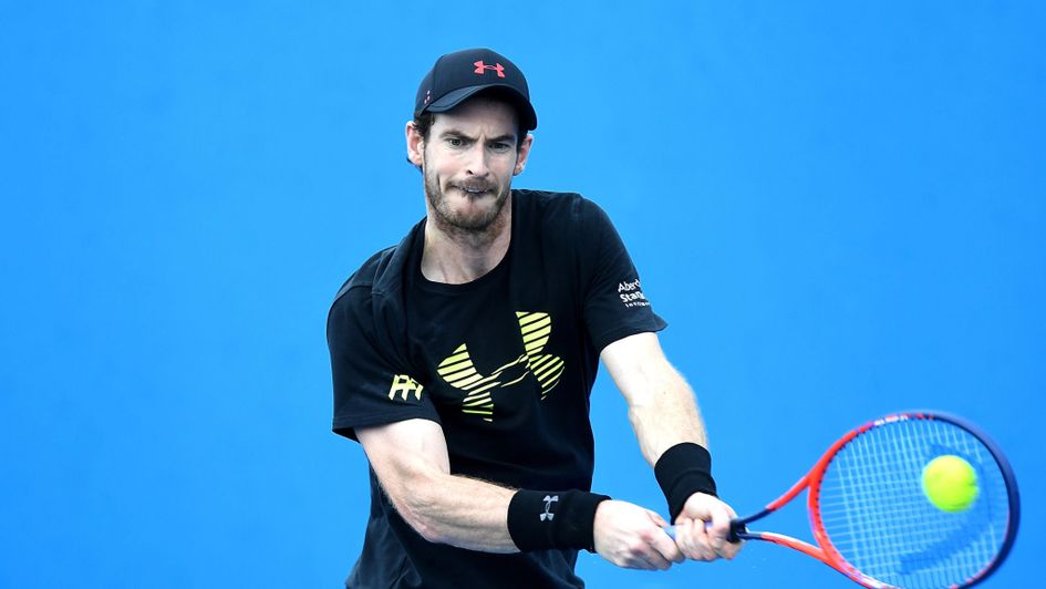 Andy Murray is still being troubled by a hip problem