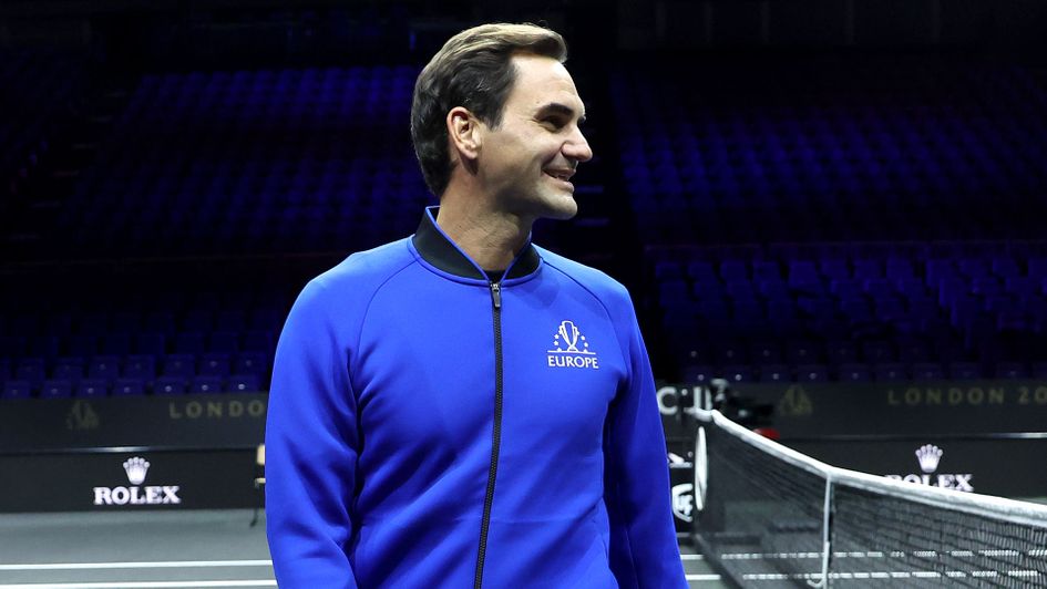 Roger Federer at the Laver Cup