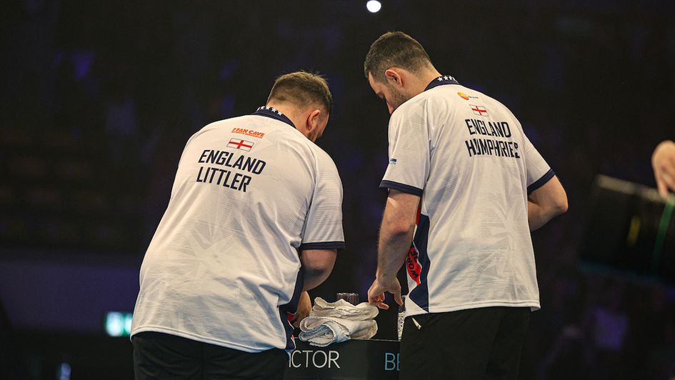 Luke Littler and Luke Humphries (Picture: Jenny Segers, PDC Europe)