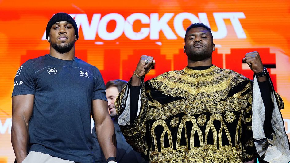 Anthony Joshua and Francis Ngannou