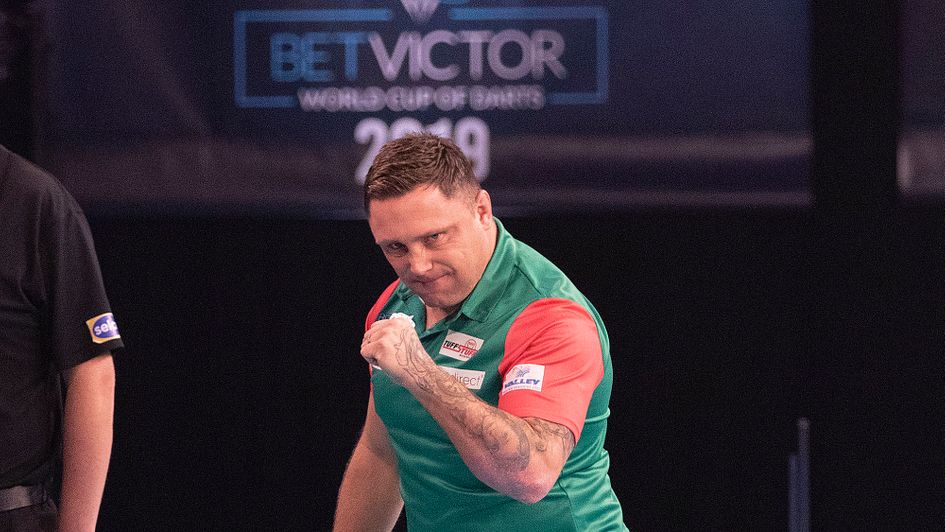 Gerwyn Price helped Wales into the quarter-finals (Pic: PDC)