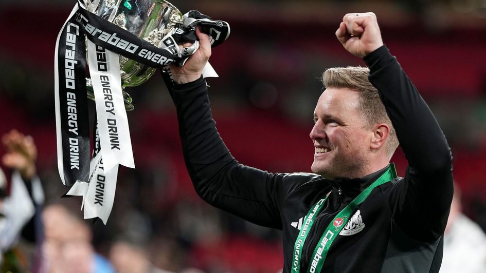 Eddie Howe hold Carabao Cup
