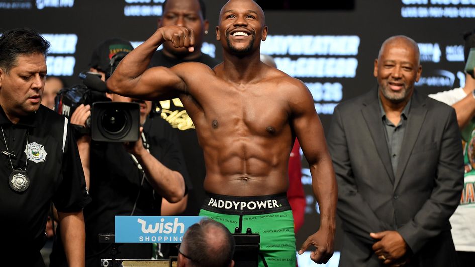 A smile from Floyd Mayweather