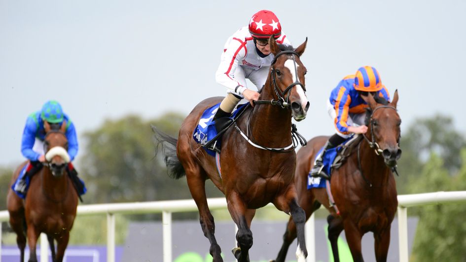 Cadillac motors home at Leopardstown