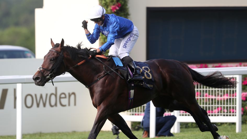 Marco Ghiani celebrates his Hunt Cup success