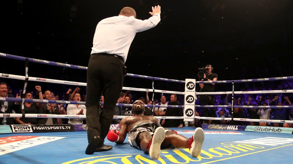 Carlos Takam was floored twice by Dereck Chisora