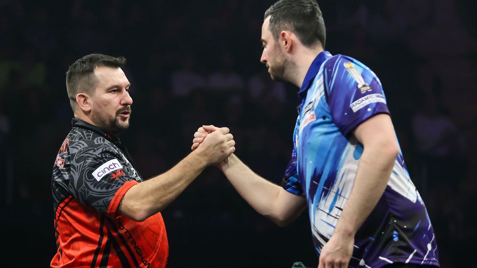 Jonny Clayton and Luke Humphries (Picture: PDC)