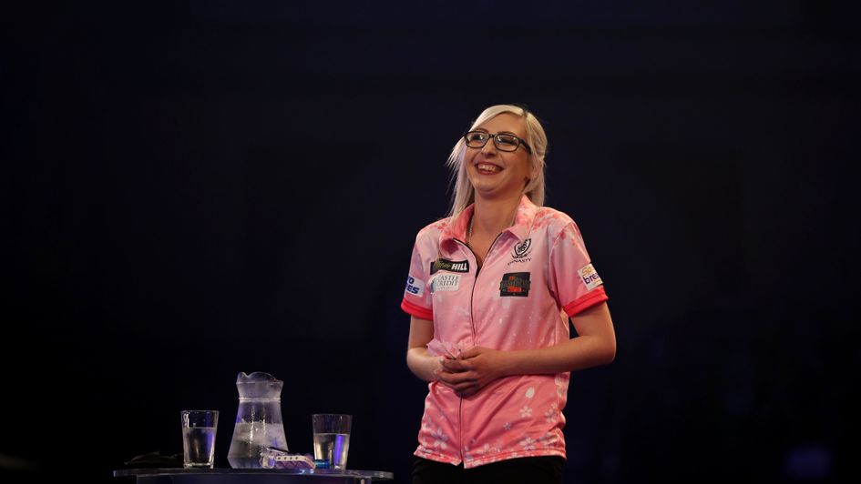 Fallon Sherrock on her way to a sensational win