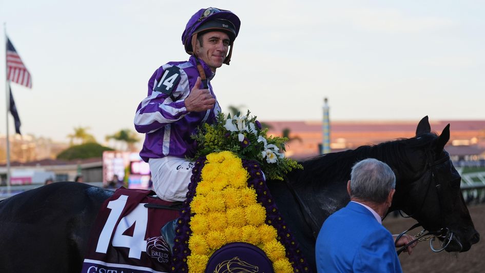 Thumbs up from Christophe Soumillon on Gstaad