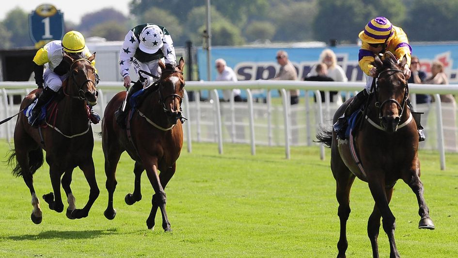 Deauville Flyer winning at York