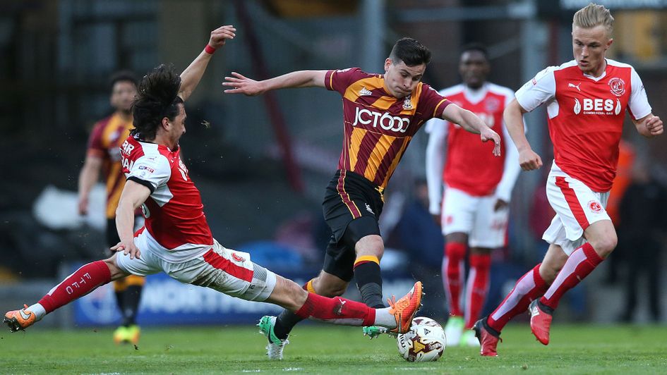 Bradford take on Fleetwood
