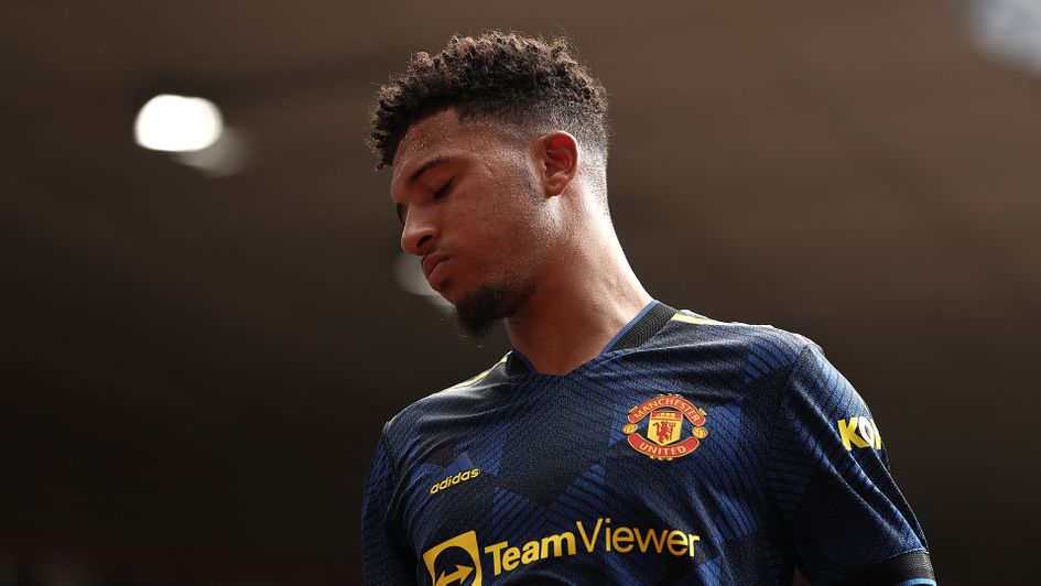Manchester United's Jadon Sancho