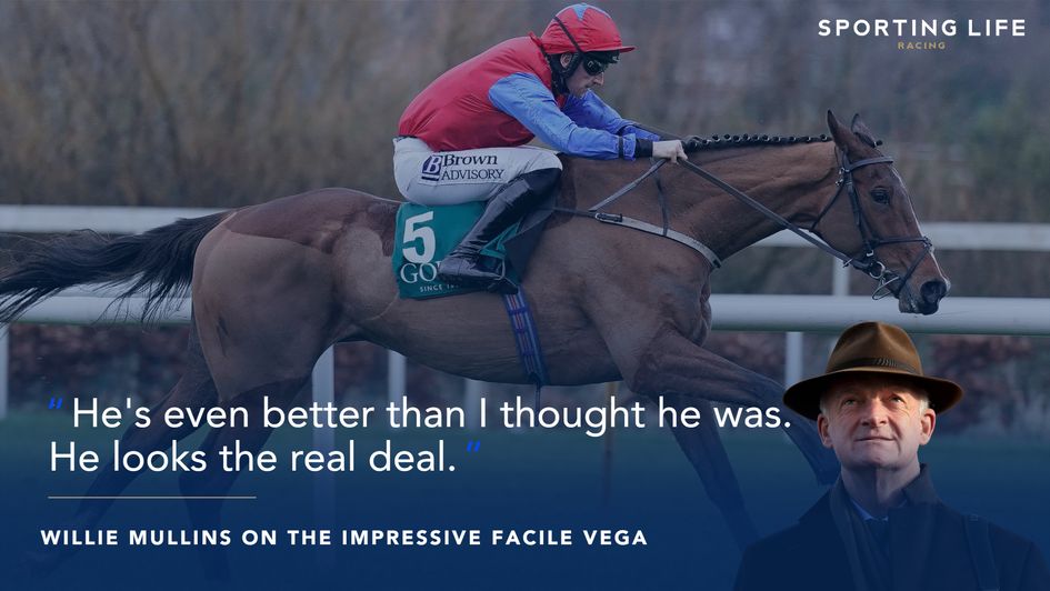 Willie Mullins on Facile Vega