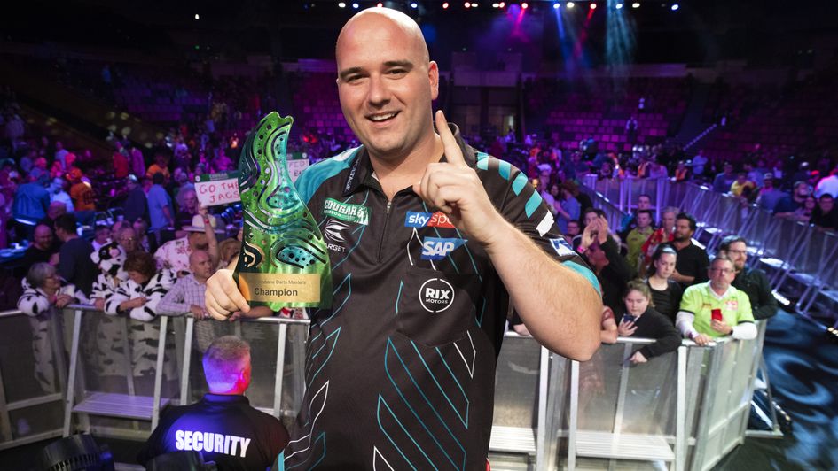 Celebration time for Rob Cross in Brisbane (PDC/Richard Walker)