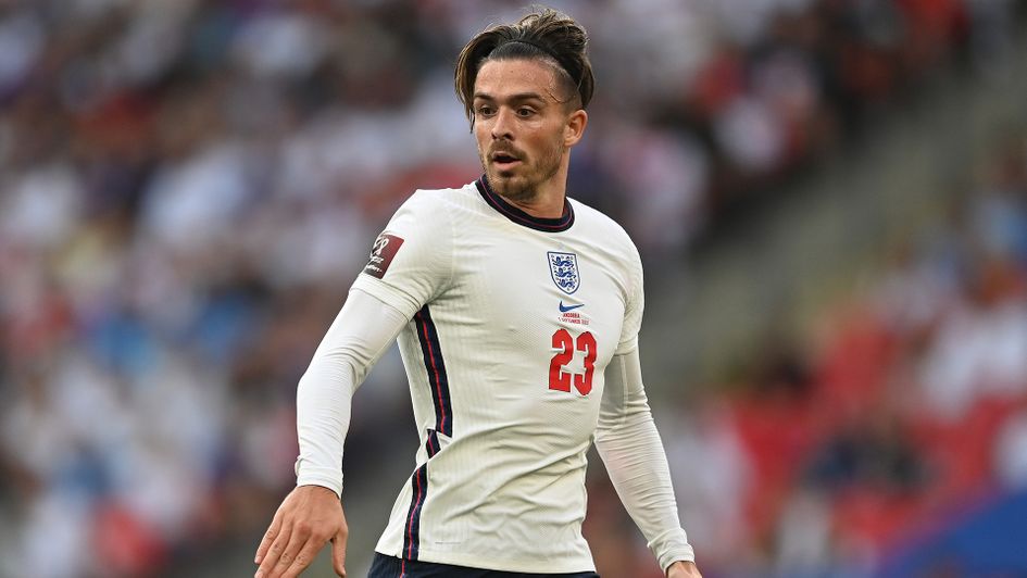 Jack Grealish in action for England