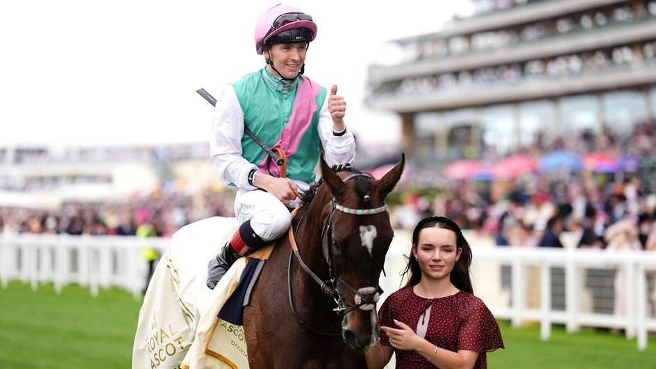 Colin Keane enjoys the moment on Blue Bolt