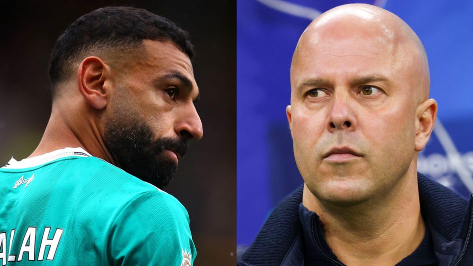 Mohamed Slaah and Arne Slot